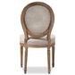 Baxton Studio Adelia Side Chair in Weathered Oak, , large