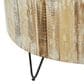 Maple and Jade Coffee Table with Metal Hairpin Legs in Brown, Whitewashed, Blue and Black, , large
