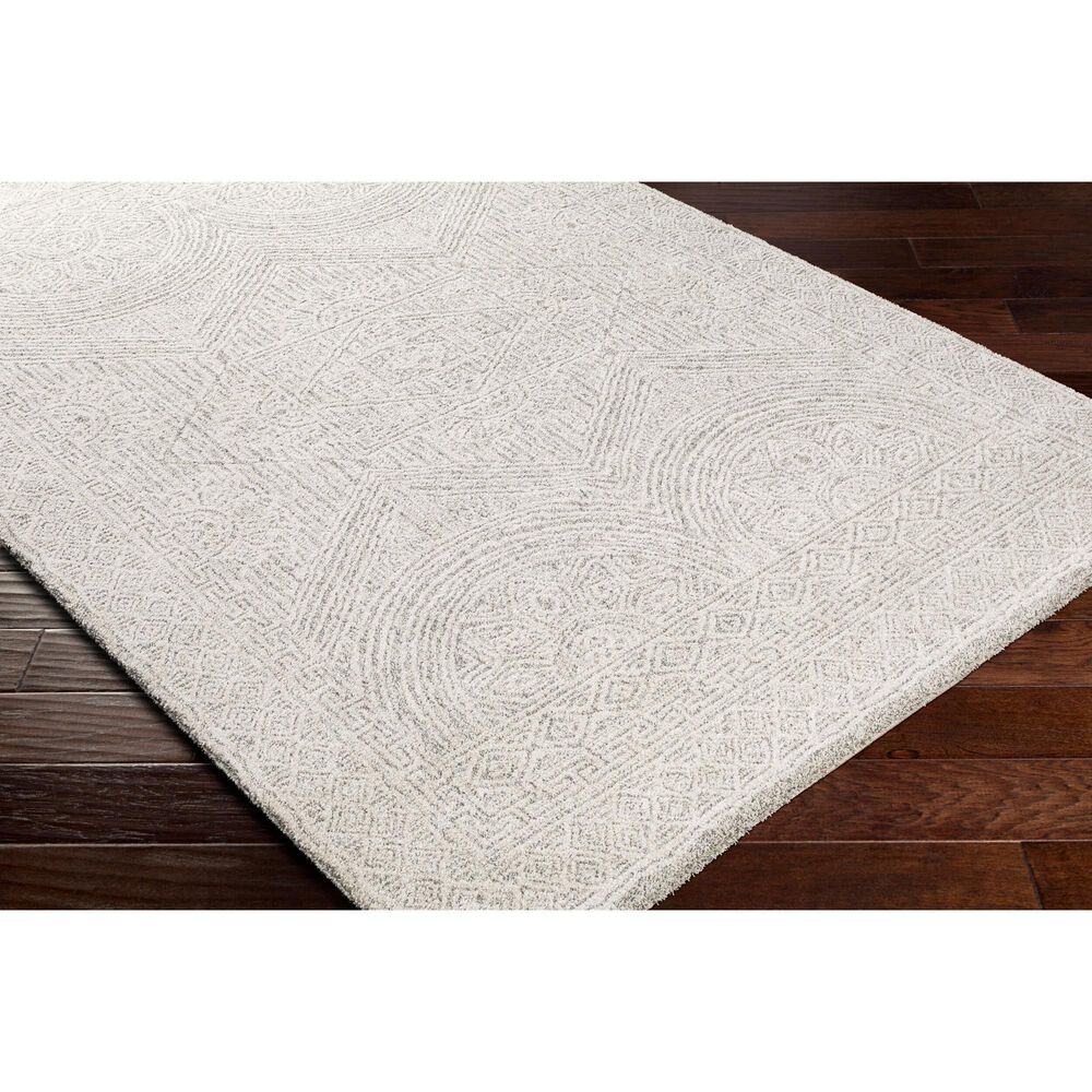 Surya Gavic Cream, Light Beige, Light Gray, Medium Gray and Charcoal 7&#39;10&quot; x 10&#39; Area Rug, , large