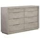 Urban Home Oxford Mineral Queen Bed and Dresser in Gray, , large