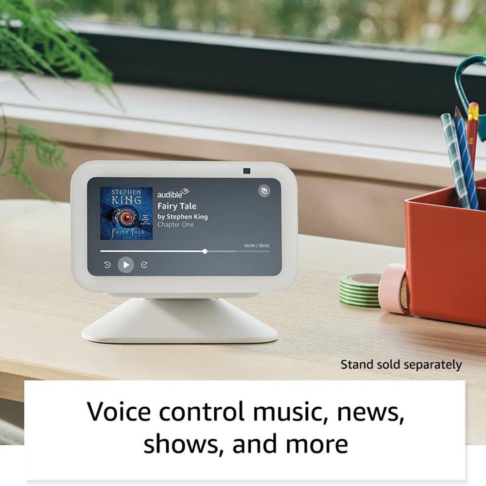 Amazon Echo Show 5 3rd Gen Smart display with deeper bass and clearer sound in Cloud Blue, , large