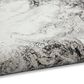 Nourison Balian 5"3" x 7"3" Silver and Black Area Rug, , large