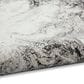 Nourison Balian 5"3" x 7"3" Silver and Black Area Rug, , large
