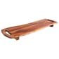 Housewares International 28" x 10" Double Handle Footed Serving Board in Brown, , large