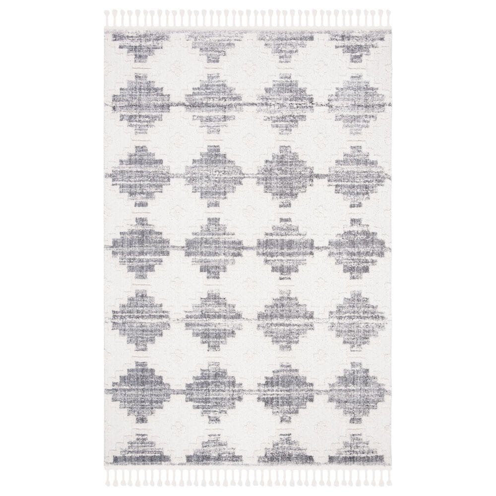Safavieh Marrakesh 6"6" x 9" Ivory and Multicolor Area Rug, , large
