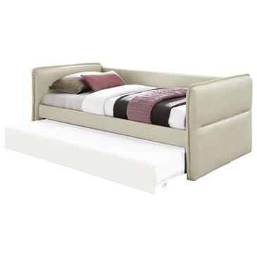 Bernards Furniture Trina Upholstered Daybed in Tan, , large