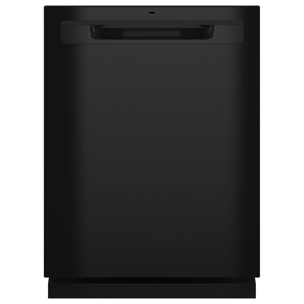 GE Appliances 24" Built-In Pocket Handle Dishwasher with 3-Rack in Black, , large
