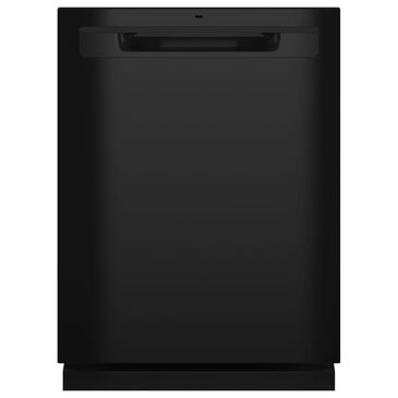 GE Appliances 24" Built-In Pocket Handle Dishwasher with 3-Rack in Black, , large