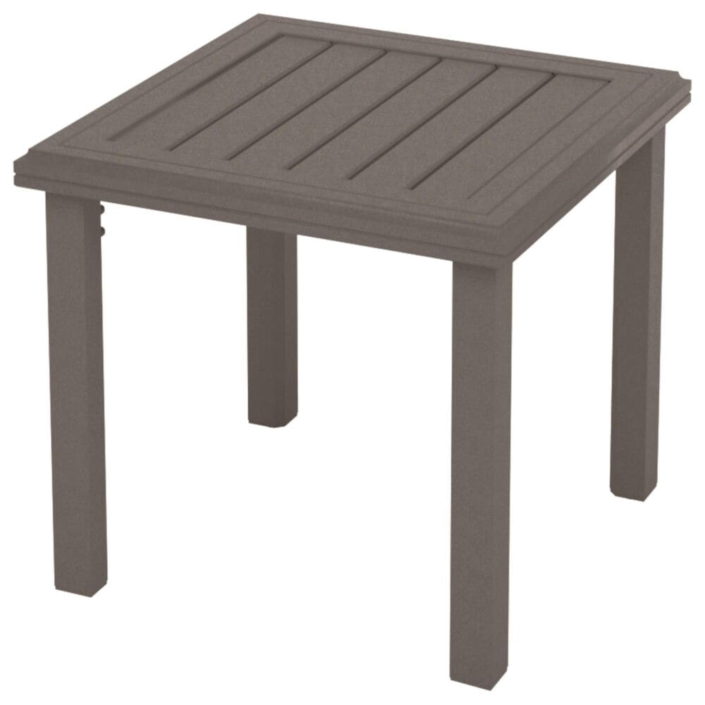 Tropitone Amici 24" Square Patio End Table in Graphite, , large