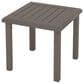 Tropitone Amici 24" Square Patio End Table in Graphite, , large