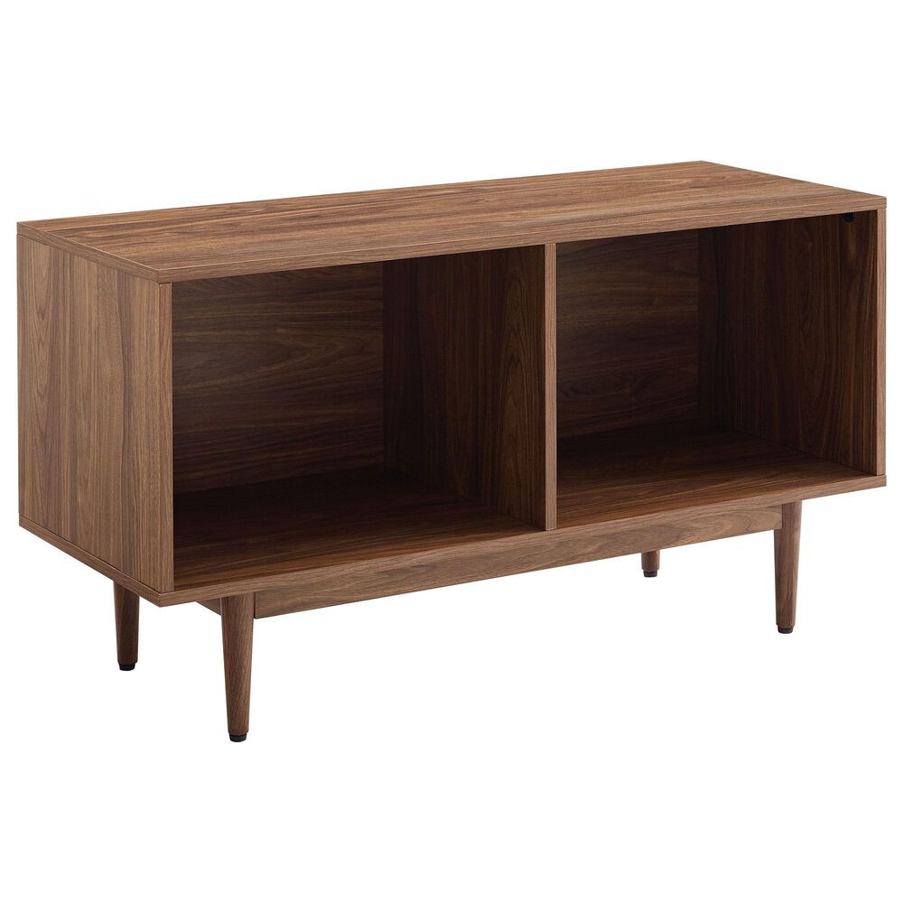 Crosley Furniture LIam 42" Mid-Century Modern Storage Console Cabinet in Walnut, , large