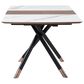 Blue River Alora Extendable Dining Table in Black, Copper, Light Grey and Walnut - Table Only, , large