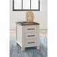 Ashley Darborn Chairside End Table in Gray and Brown, , large