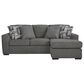 Ashley Gardiner Reversible Sofa Chaise in Pewter, , large