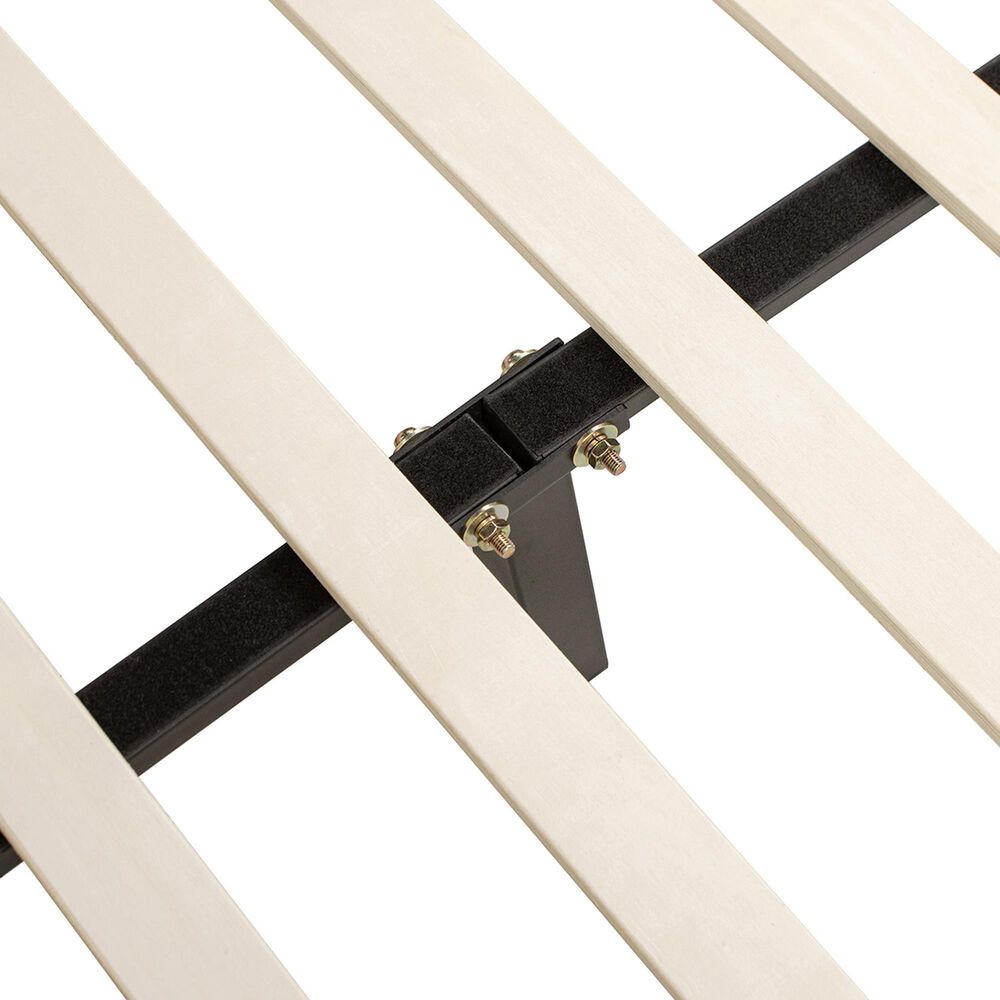 Jennifer Taylor Home Archie Puffy Grounded King Upholstered Platform Bed in Oatmeal Light Beige, , large