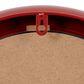 Maple and Jade 17" Wall Clock in Brick Red, , large