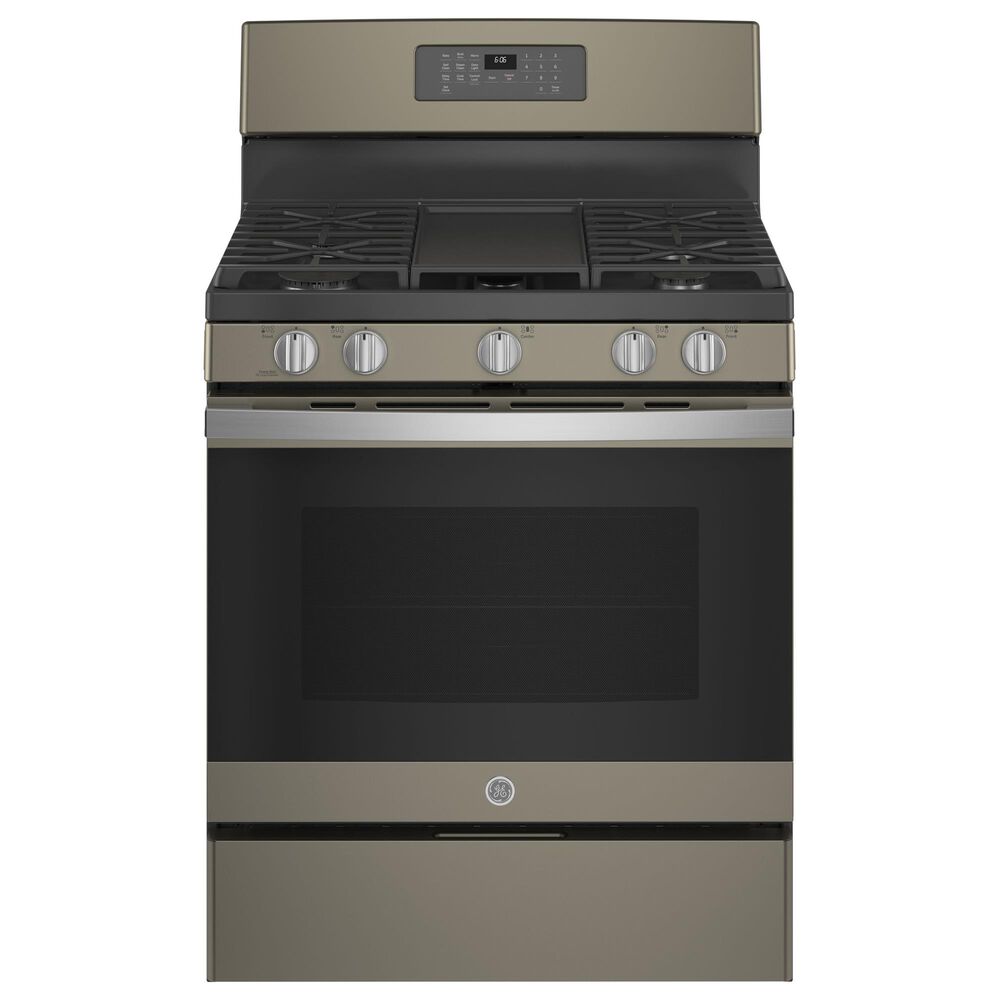 GE Appliances 30" Freestanding Gas Range in Slate, , large