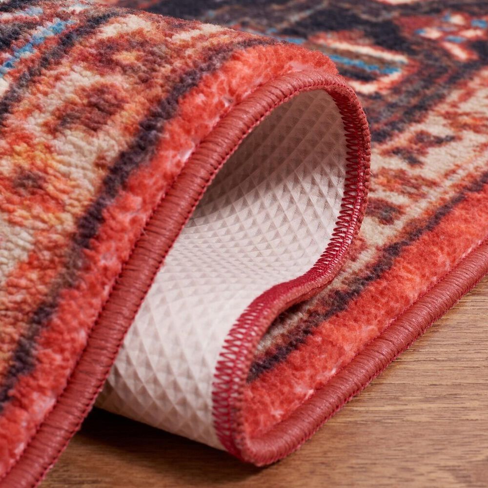 Safavieh Riviera RIV138Q 8&#39;9&quot; x 12&#39; Red and Blue Area Rug, , large