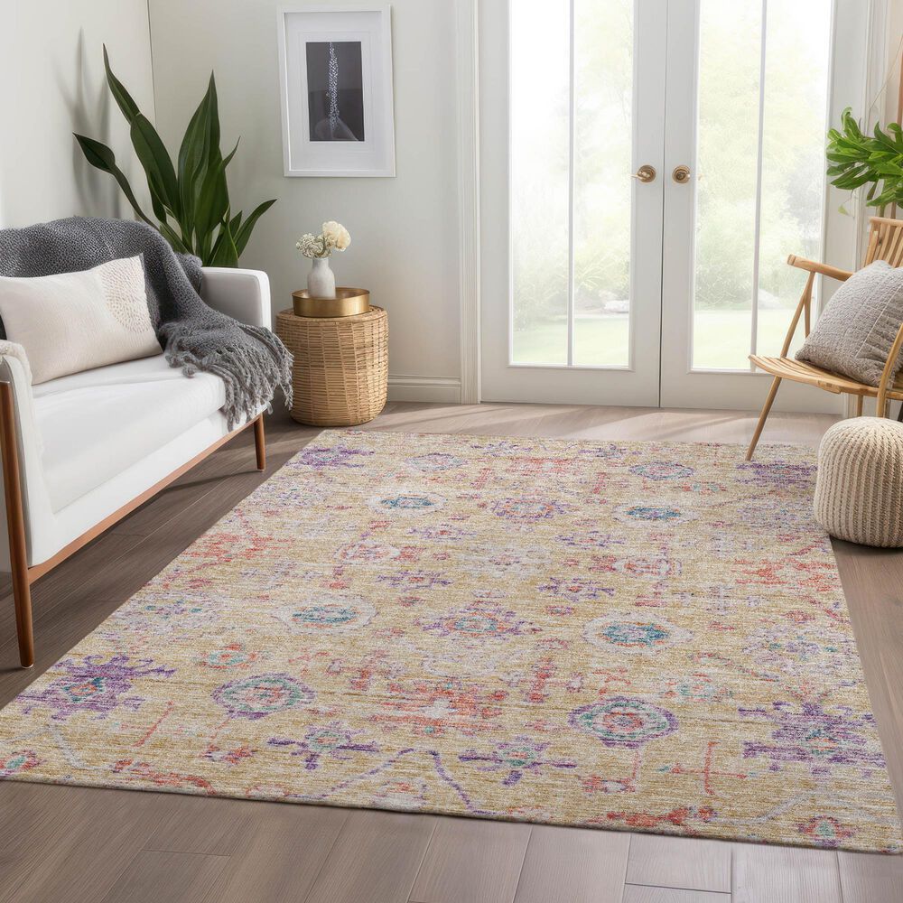 Dalyn Rug Company Solace SL10 5&#39; x 7&#39;6&quot; Peach Area Rug, , large