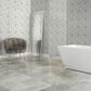 Dal-Tile Gamma Azure Blend 12"" X 12"" WINDOW Natural Stone Mosaic Sheet, , large