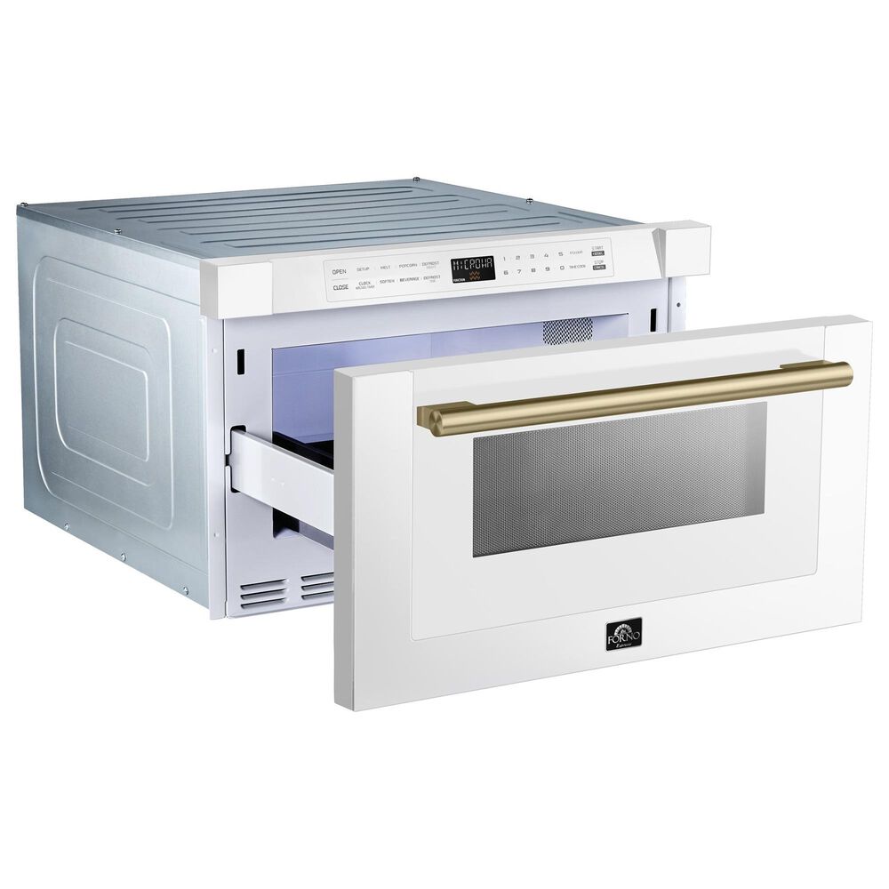 Forno Capoliveri 24" Drawer Microwave in White, , large