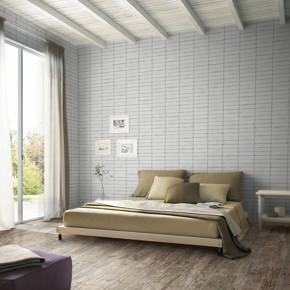 Dal-Tile Iridescent Isles Seashell 2" x 9" Porcelain Tile, , large