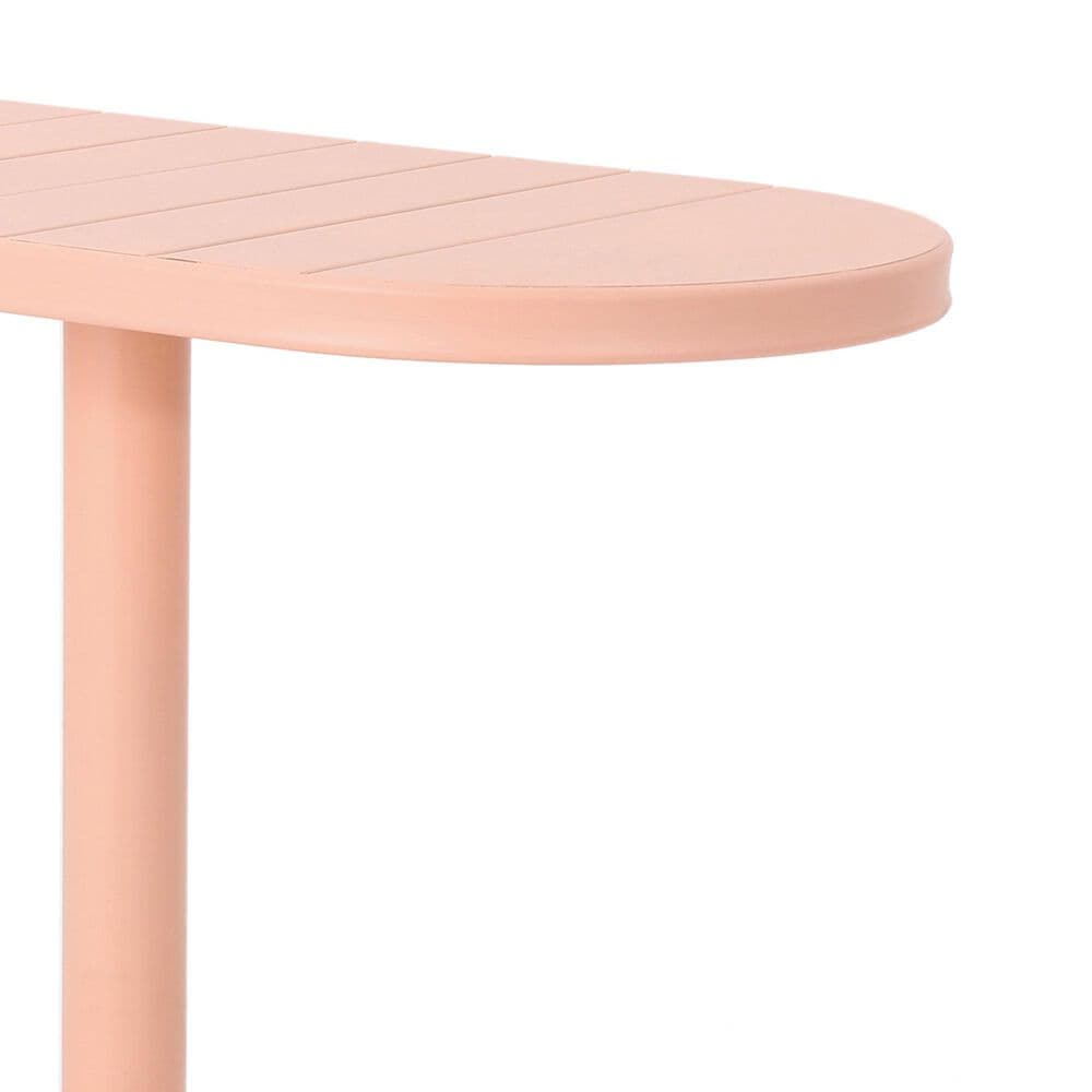 Hearth and Haven Santa Monica 3-Piece Outdoor Bistro Set in Coral, , large