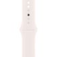 Apple Watch Series 11 (GPS) 42mm Aluminum Case with Light Blush Sport Band - M/L in Rose Gold and 2-Year AppleCare+, , large