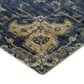 Dalyn Rug Company Silk Road Navy, Beige, Ivory, Gold, Copper and Gray 2"3" x 7"6" Runner, , large