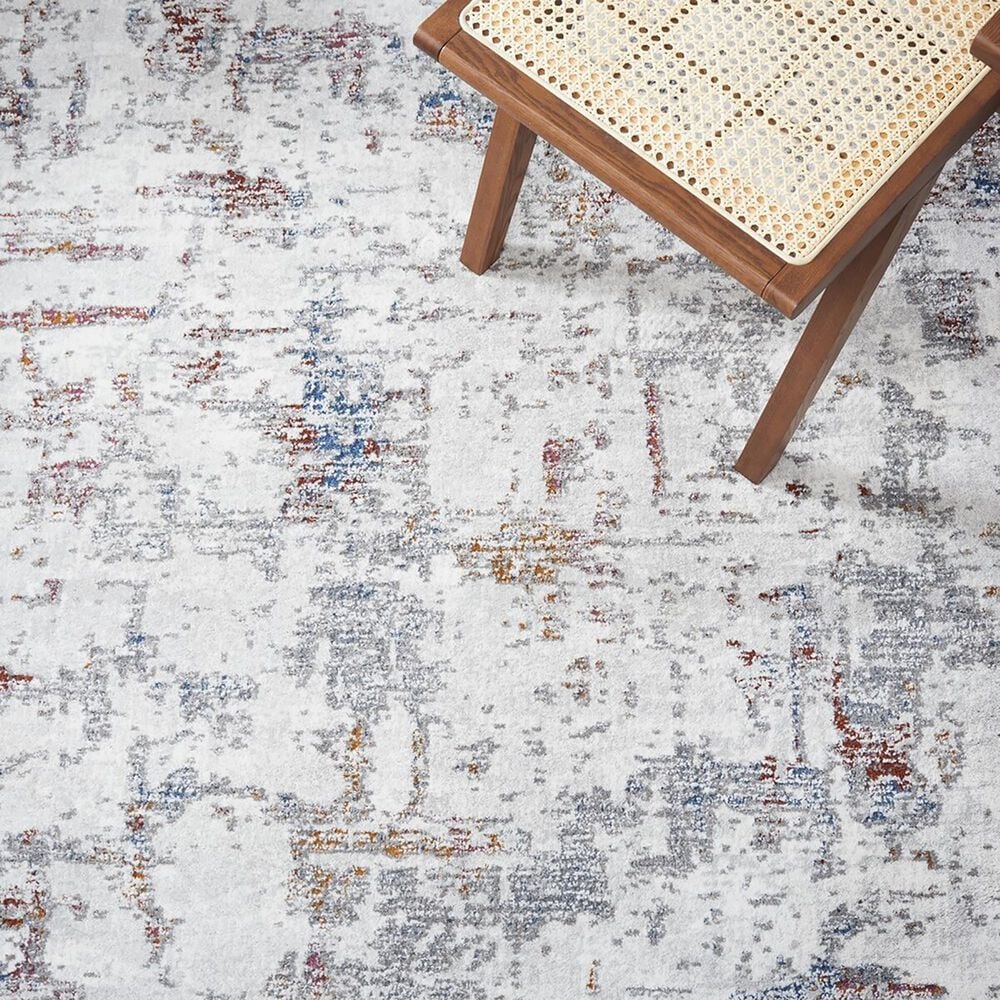 Safavieh Craft CFT961F 6&#39;7&quot; Square Grey and Gold Area Rug, , large
