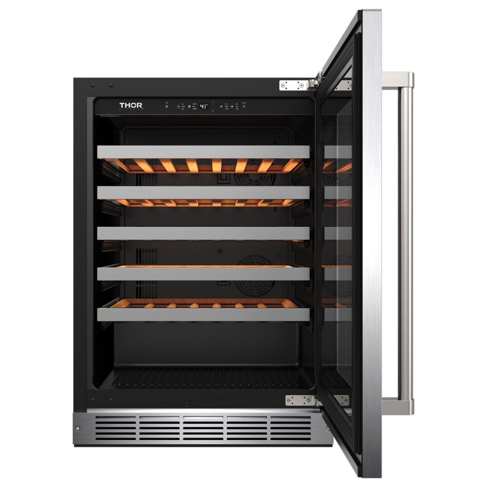 Thor Kitchen 24" Single Zone Wine Cooler in Stainless Steel, , large