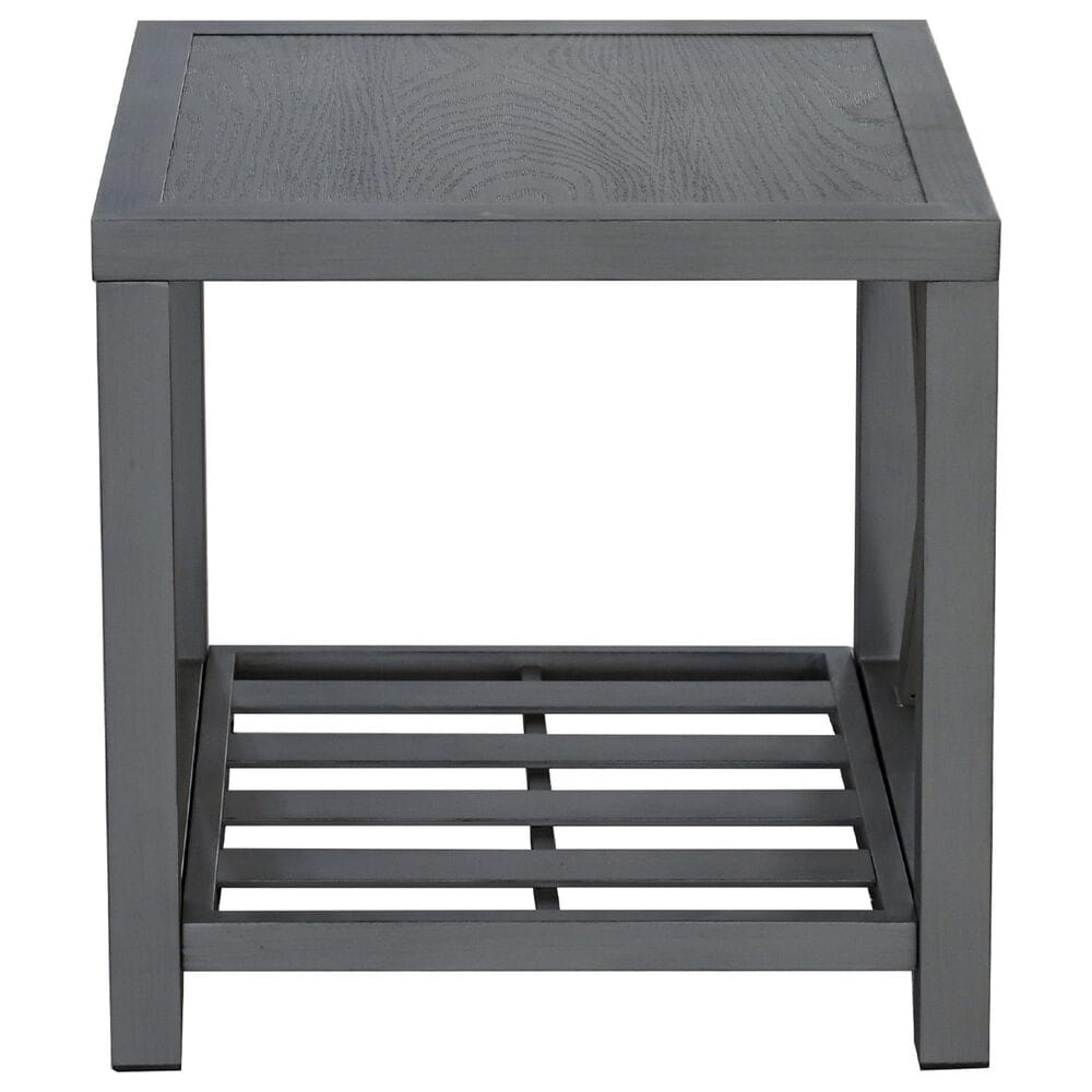 Summit Home St. Thomas Outdoor End Table in Gray, , large
