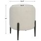 Uttermost Arles Ottoman in White, , large