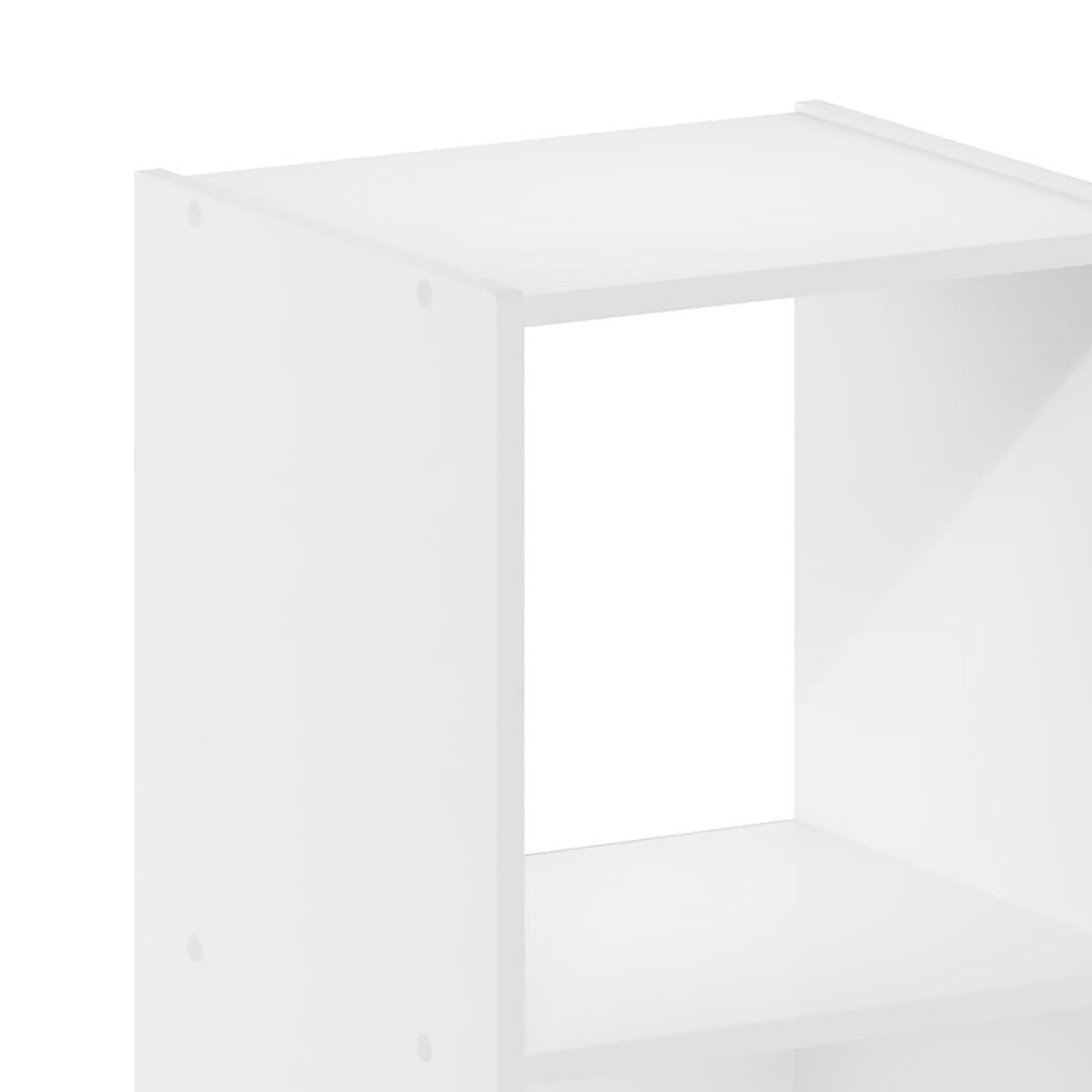 HOMLUX 2-Cube Open Shelf Bookshelf in White, , large