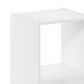 HOMLUX 2-Cube Open Shelf Bookshelf in White, , large