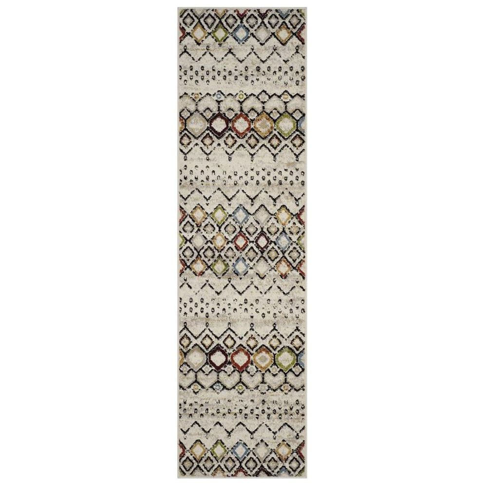 Safavieh Amsterdam AMS108K 2"3" x 8" Ivory Runner, , large