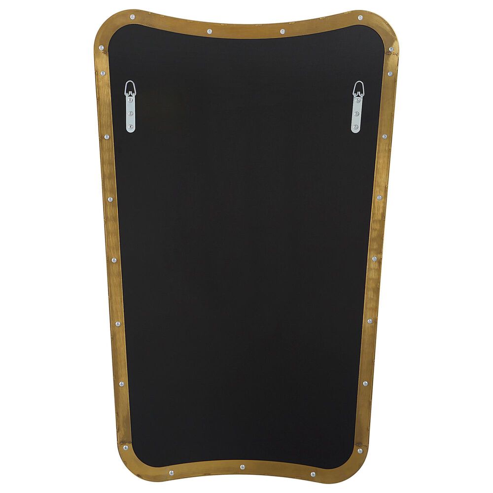 Uttermost Belvoir Vanity Mirror in Antique Brass, , large
