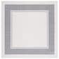 Safavieh Martha Stewart Cyprus Chevron 6"7" Square Ivory and Grey Area Rug, , large