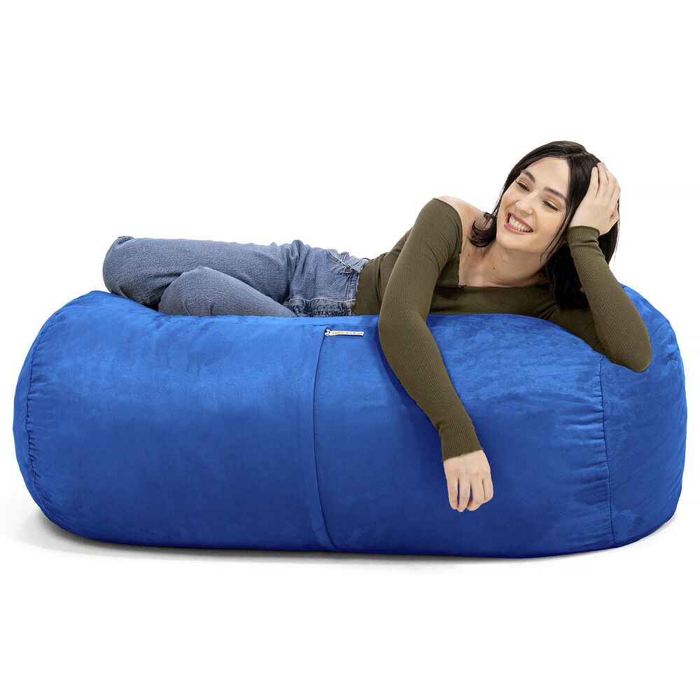 Jaxx 4&#39; Lounger Bean Bag in Blueberry, , large