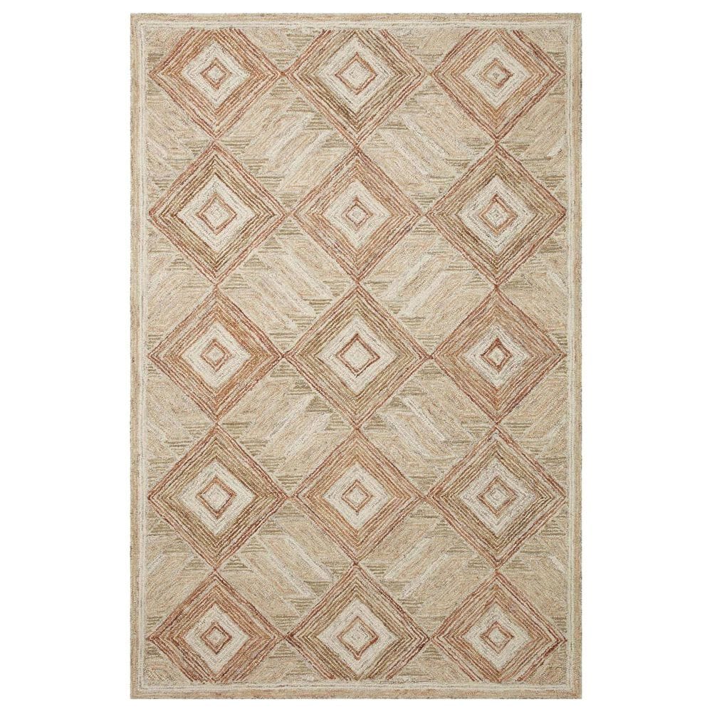 Loloi II Varena 7"9" x 9"9" Sand and Clay Area Rug, , large