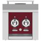Hestan 12" Built-In Natural Gas Double Side Burner for Cart in Tin Roof, , large