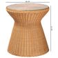 Baxton Studio Nina End Table in Light Honey, , large