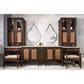 James Martin Vanities Addison 15" Grand Left Tower Hutch in Mid Century Acacia, , large