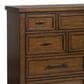 Ashley Taffenbrook 10-Drawer Dresser and Mirror in Medium Brown, , large