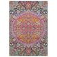 Surya Harput HAP-1044 7"10" x 10"3" Garnet and Orange Area Rug, , large