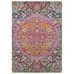 Surya Harput HAP-1044 7"10" x 10"3" Garnet and Orange Area Rug, , large