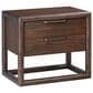 Urban Home Sol Queen Platform Panel Bed with Two Nightstands in Brown Spice, , large