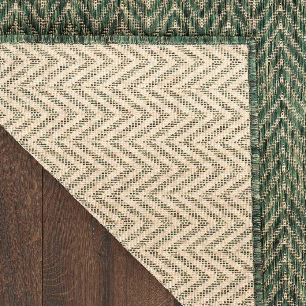 Nourison Horizon HOZ02 Green 8&#39; x 10&#39; Indoor/Outdoor Area Rug, , large