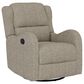 Emerald Home Furnishings Henry Swivel Glider Recliner in Brown, , large