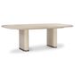 Bernhardt Brigitte Double Pedestal Dining Table in Ecru - Table Only, , large